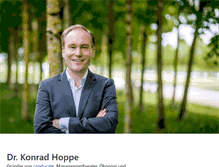 Tablet Screenshot of konrad-hoppe.com